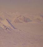 Antarctic Painting Aerial View of North Victoria Land